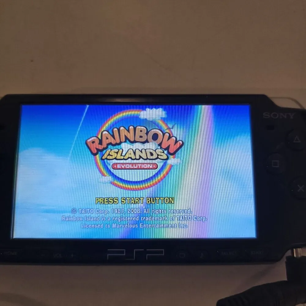 Sony PSP 2001 Black Needs Battery And Cover  Game Case 1 Game No Power Cable